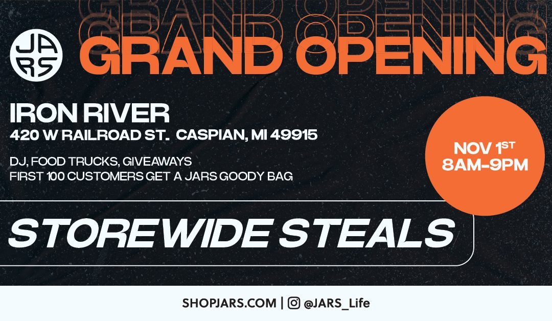 JARS To Celebrate Grand Opening At UP Store Nov. 1