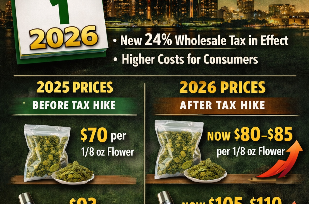 Michigan’s 24 Percent Wholesale Cannabis Tax Starts Jan. 1 As Dispensaries Brace For Margin Pressure In 2026